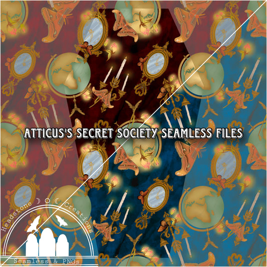 Atticus’s Secret  Society Seamless Files curiosities collab