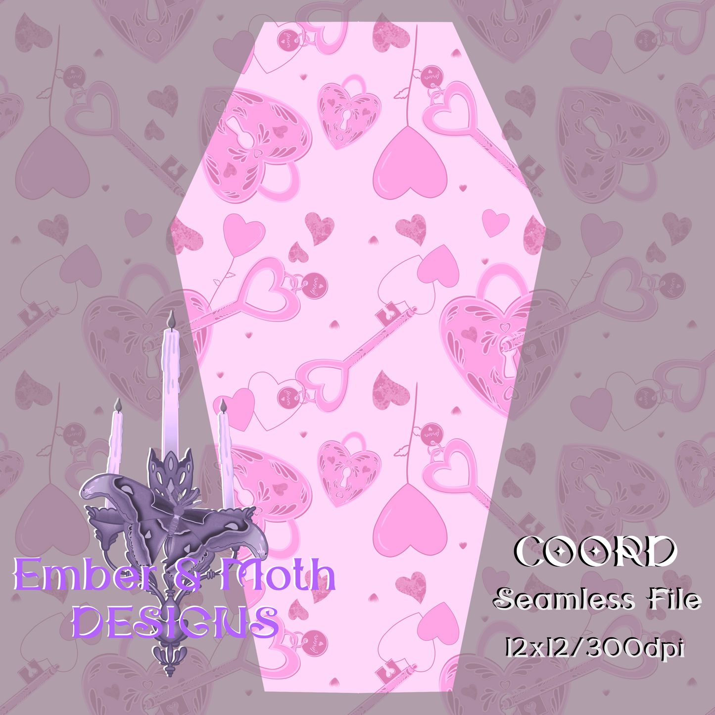 Valentines EVERYTHING BUNDLE seamless, coords & PNGs