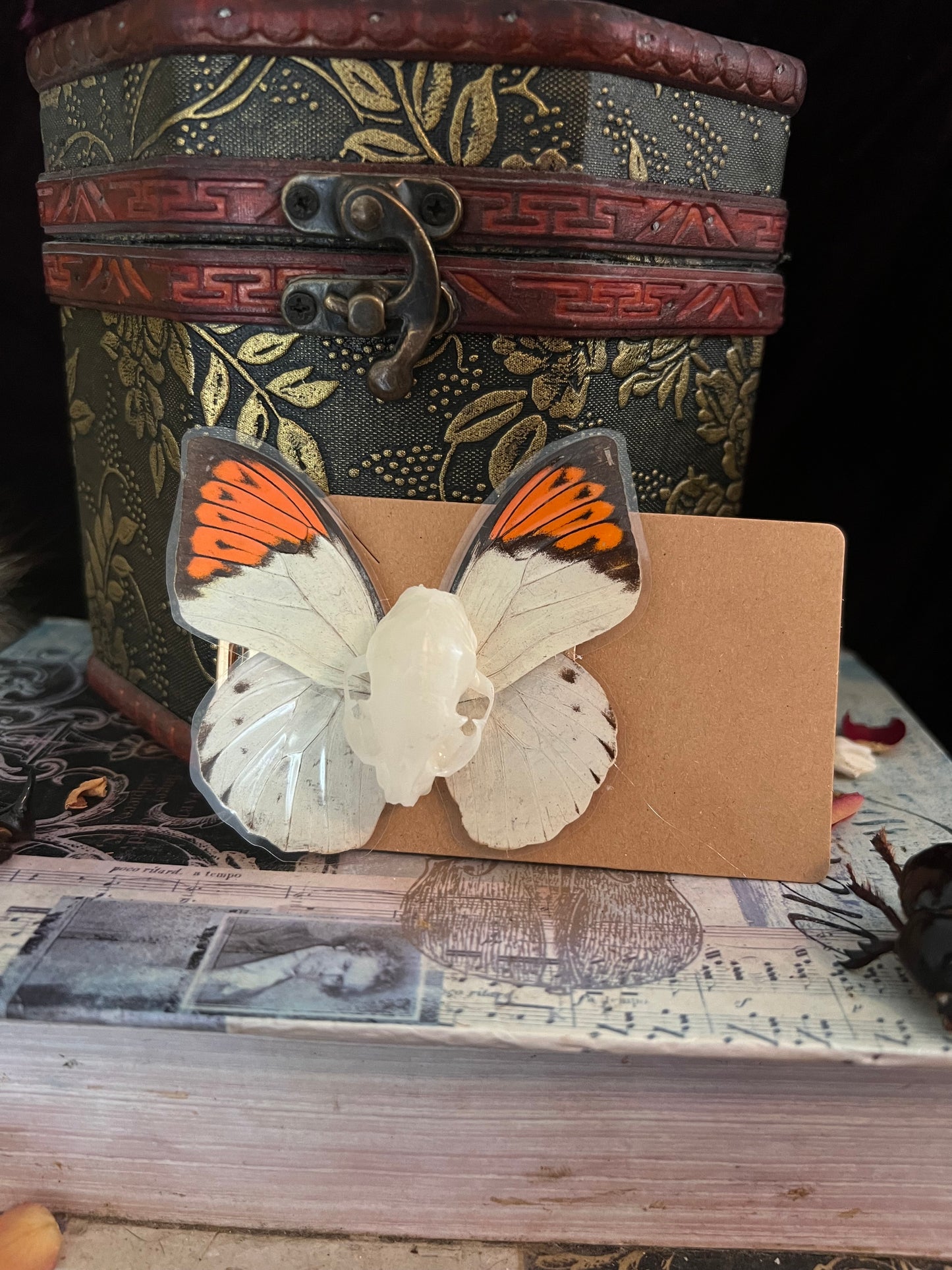 PRE ORDER The Forrest Fae Hair Clip - great orange tip