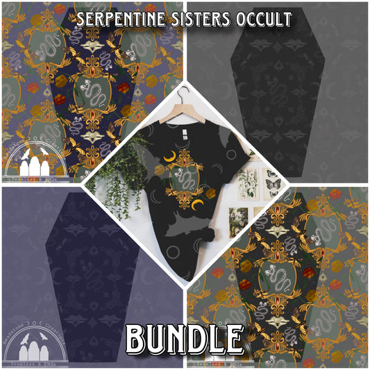 Serpentine Sisters Occult Bundle Seamless curiosities collab