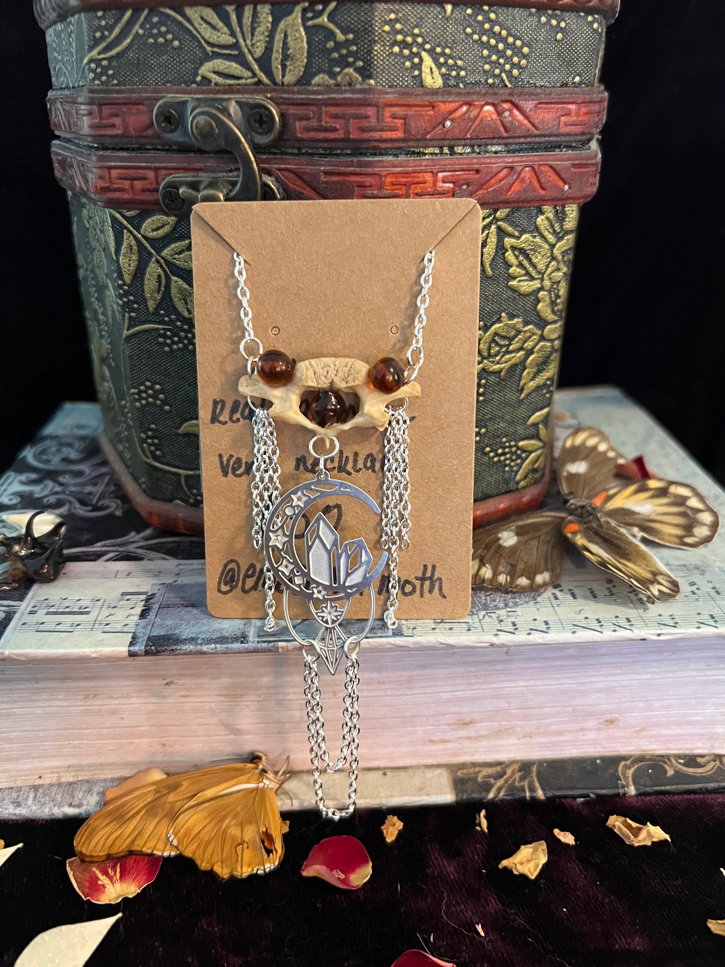 Racoon Vertebrae necklace